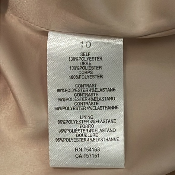 Jessica Simpson NWOT Black Lace w/ Nude Lining Cap Sleeves Women’s Dress Size 10 - Picture 13 of 13